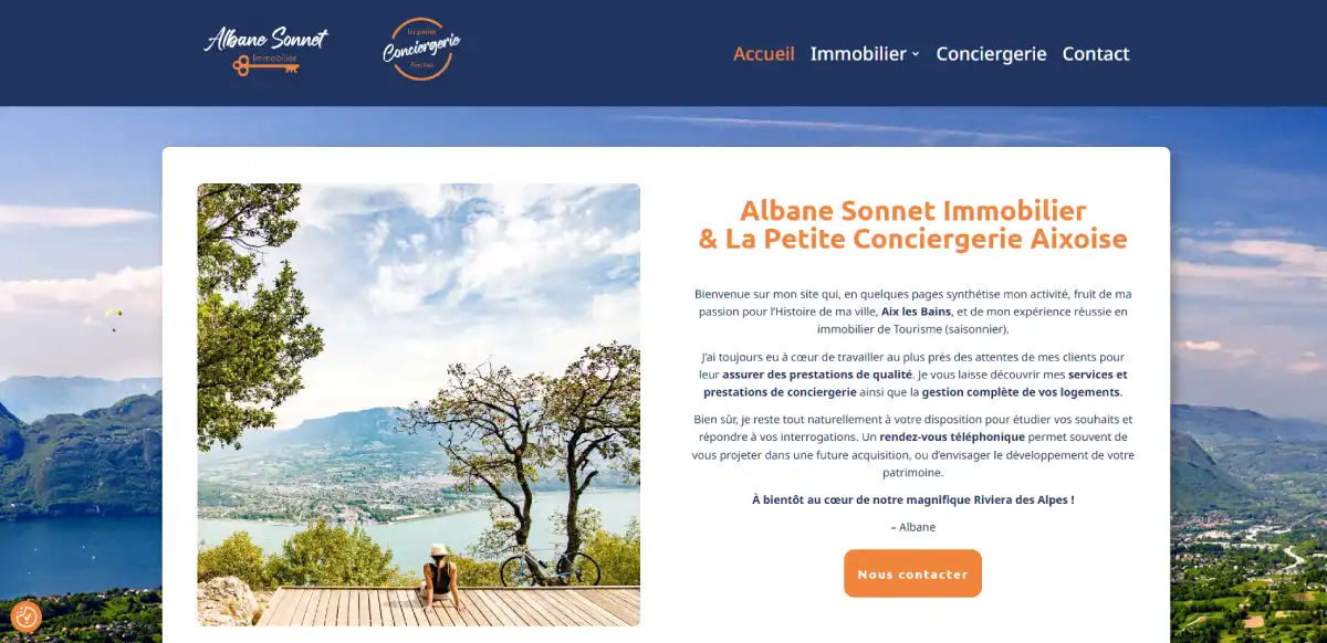 Accueil La petite conciergerie Aixoise Albane Sonnet Immobilier