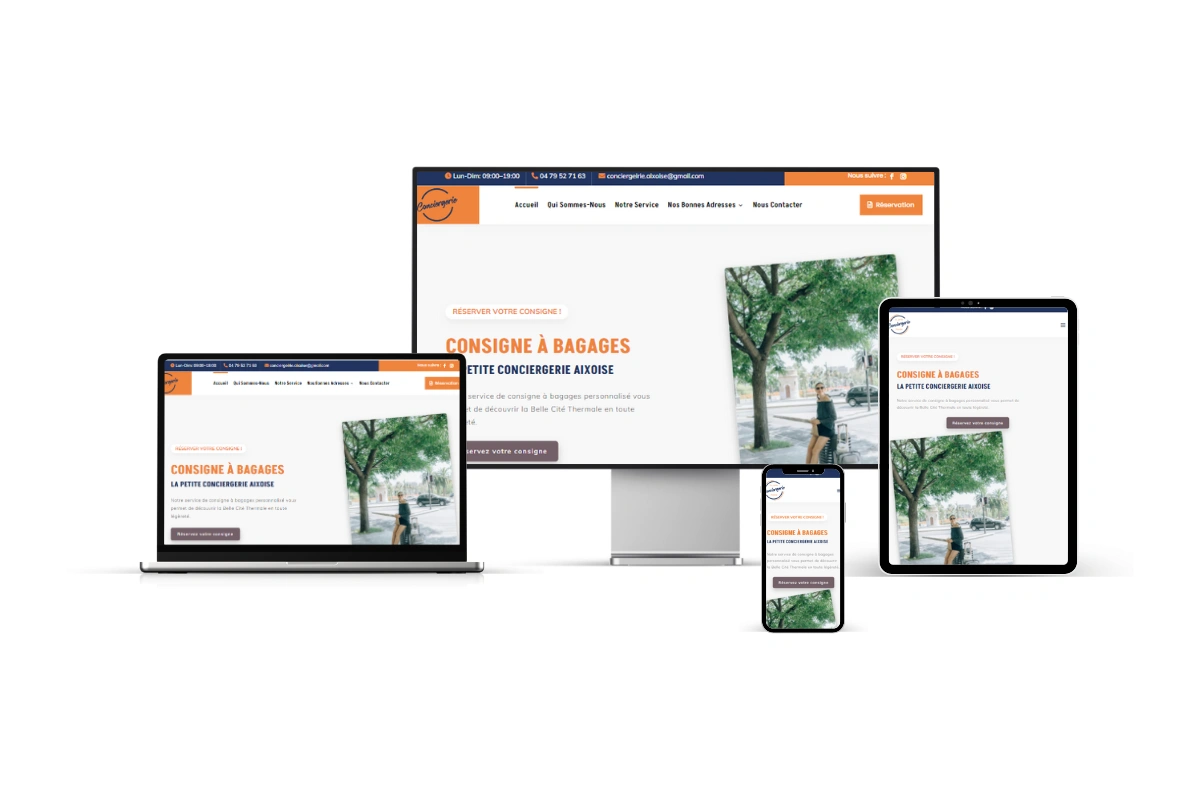 David Aumont création de site internet consigne à bagages