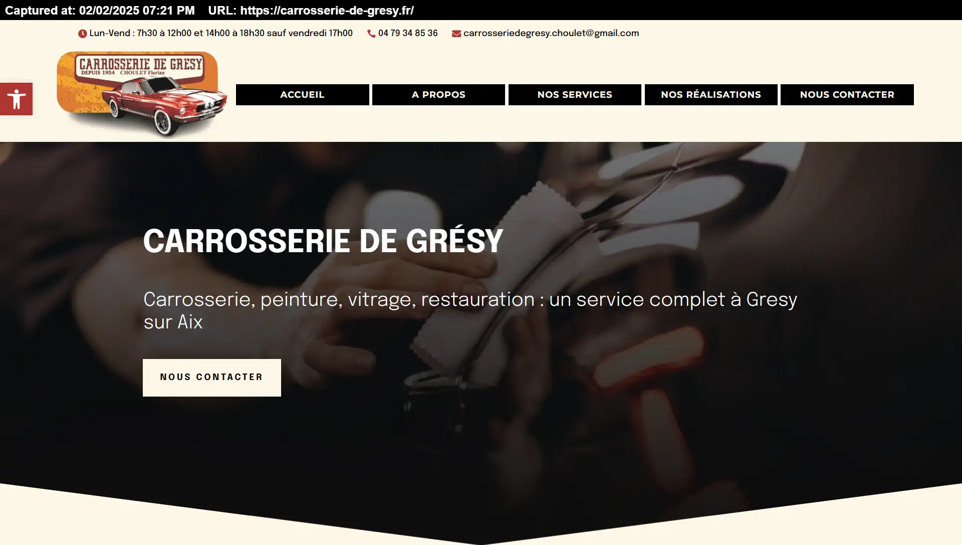 Carrosserie de Grésy Grésy sur Aix accueil Carrosserie de Grésy Grésy sur Aix accueil