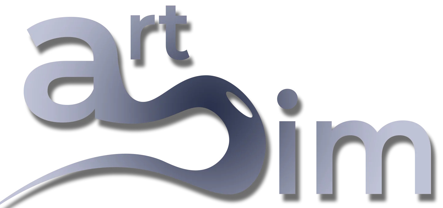 logo artdim gris bleu