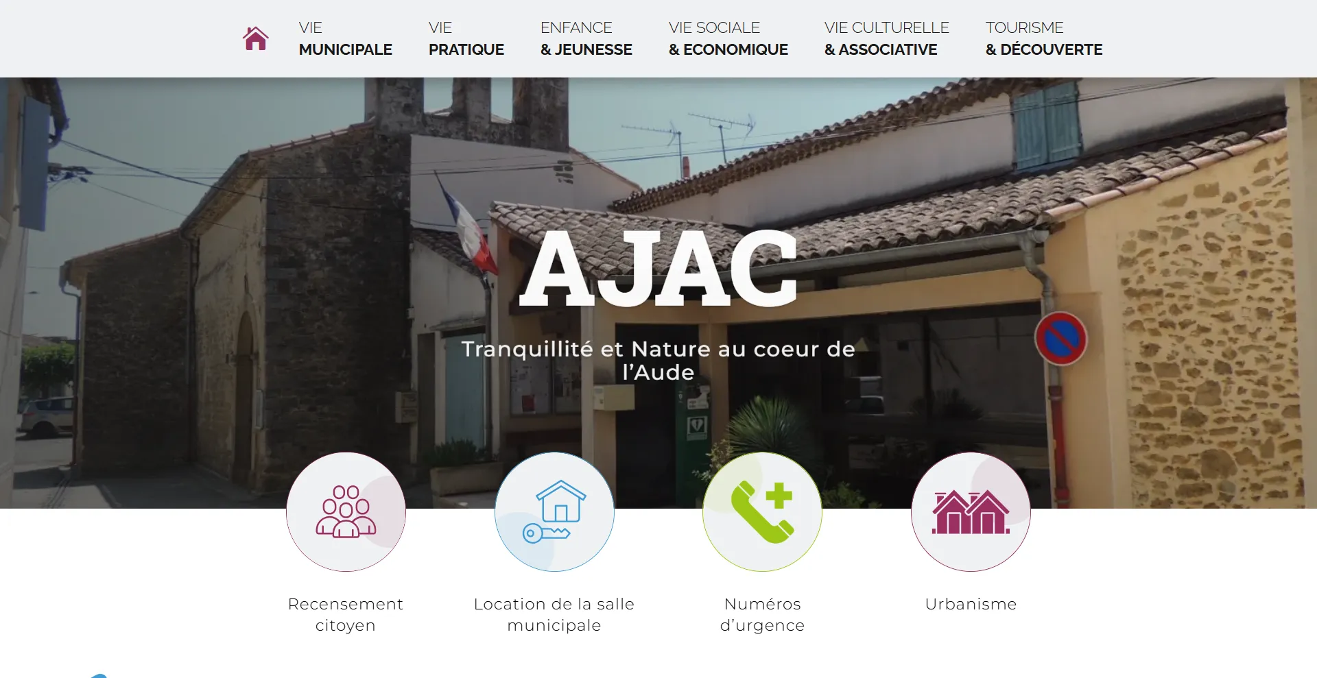 Site Mairie AJac