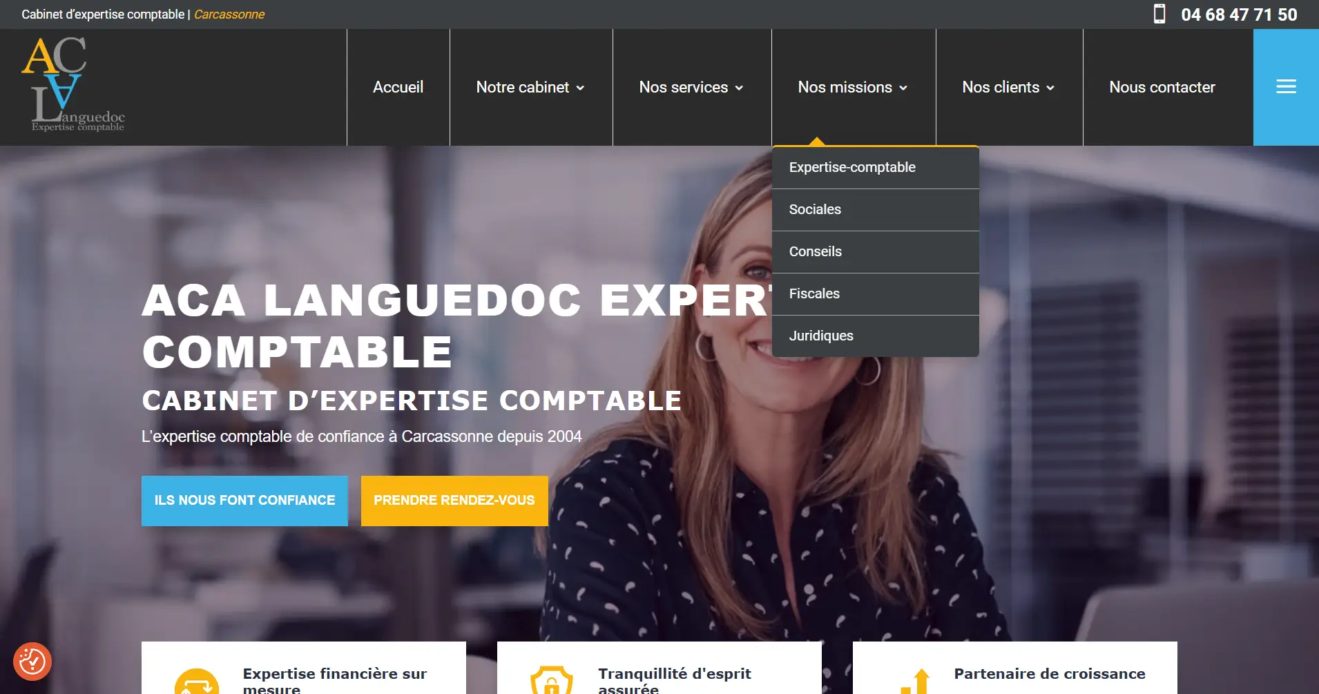 etude de cas cabinet comptable creation site internet