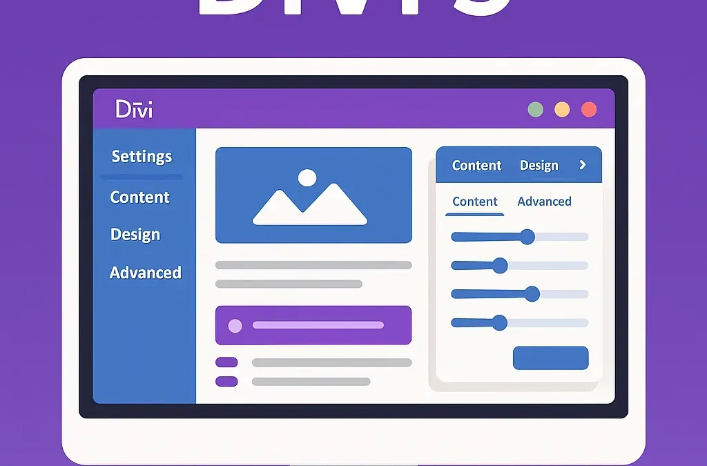 Nouvelle Interface Divi 5