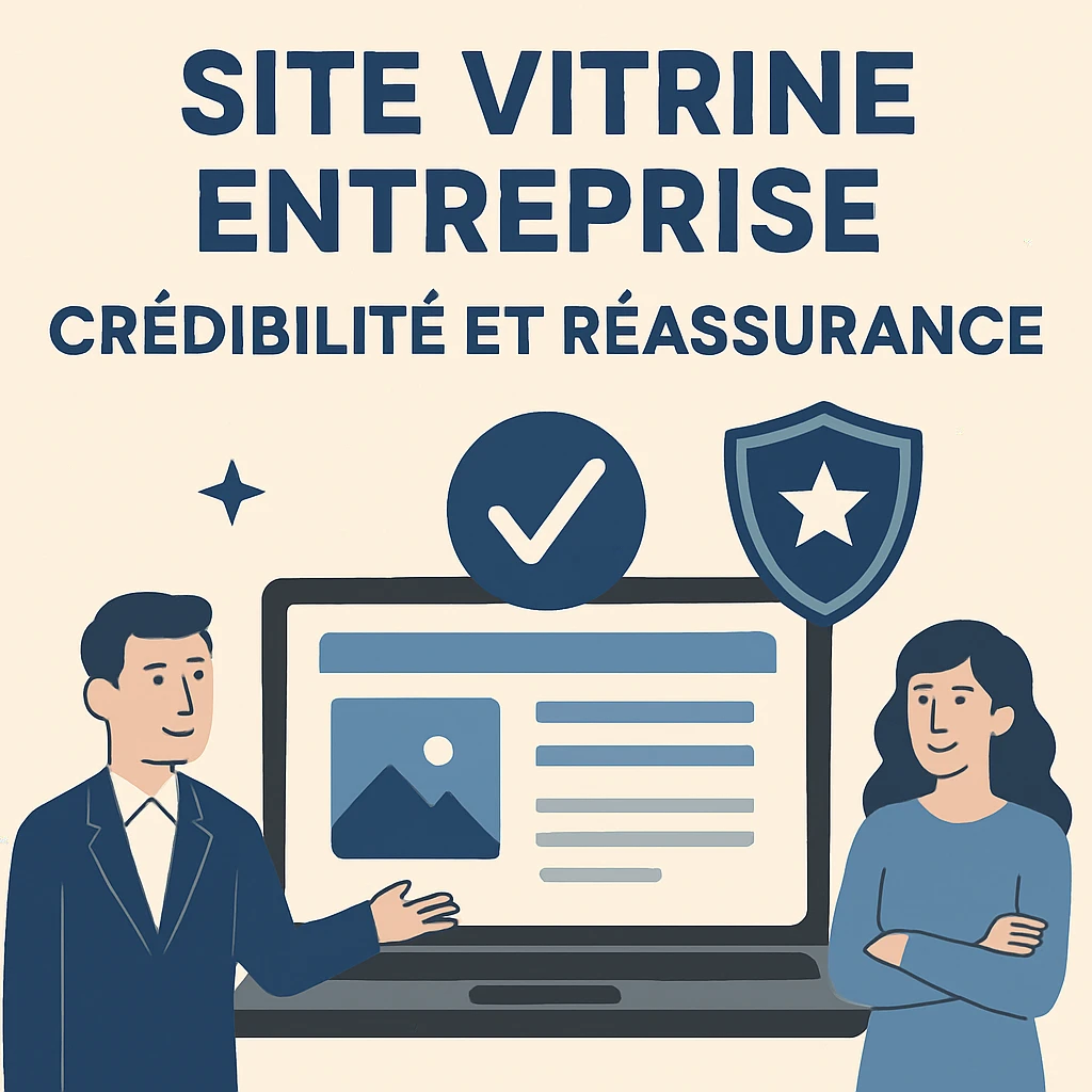 Site vitrine entreprise credibilité et réassurance Site vitrine entreprise credibilité et réassurance