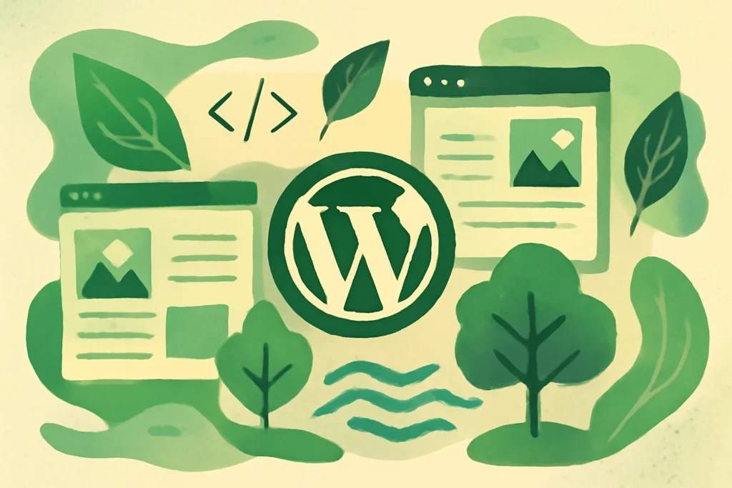 éco-conception web avec wordpress