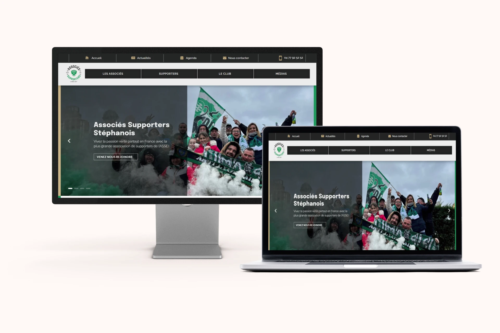 Mockup Associés supporters stéphanois